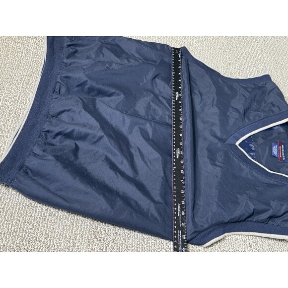 Augusta Sportswear Golf Vest Men’s Large Navy Blue Polyester Nylon 65378 - Picture 5 of 6